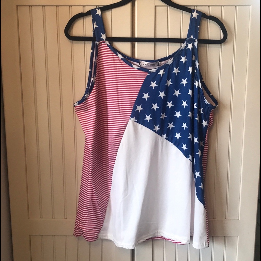 Patriotic tank
